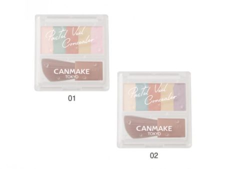 CANMAKE Pastel Veil Concealer 井田五色遮瑕高光修容粉 1.8g Online Sale