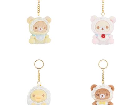 San-X Rilakkuma Original Baby Bonnet Series Keychain  轻松熊原创婴儿帽系列钥匙扣 Online