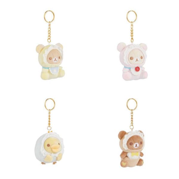 San-X Rilakkuma Original Baby Bonnet Series Keychain  轻松熊原创婴儿帽系列钥匙扣 Online