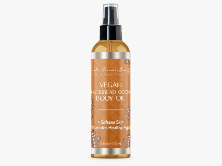 Vegan Gingerbread Cookies Body Oil on Sale