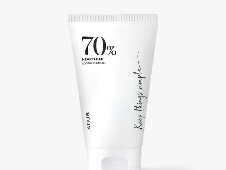 ANUA Heartleaf 70% Soothing Cream 安宇安鱼腥草70%舒缓水面霜 100ml Hot on Sale