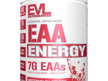 EVL EAA Energy BCAA Clean Energy Muscle Building & Recovery Drink Mix - Choose Flavor 30srv Online now