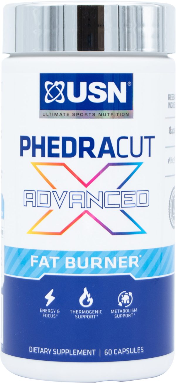 USN PhedraCut Advanced X Fat Burner Super Thermogenic, 60 Capsules Online now