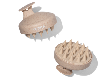 Terra Wheat Silicone Shampoo Scalp Brush Cheap