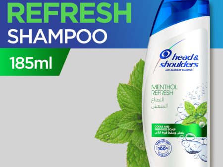 Head & Shoulders Menthol Refresh Shampoo, 185 ml Discount