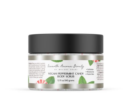 Vegan Peppermint Candy Body Scrub Supply