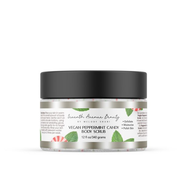 Vegan Peppermint Candy Body Scrub Supply