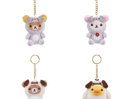 San-X Rilakkuma Original Pug Series Blind Box Keychains 轻松熊原创哈巴狗系列钥匙扣 Discount