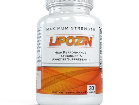 Lipozin Hardcore Thermogenic Belly Fat Burner & Appetite Suppressant, 30 Capsules Hot on Sale