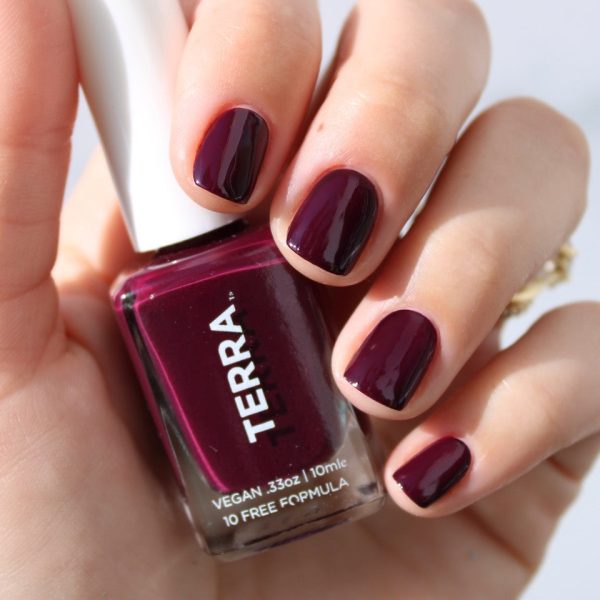 Terra Nail Polish No. 15 Dark Eggplant Cheap