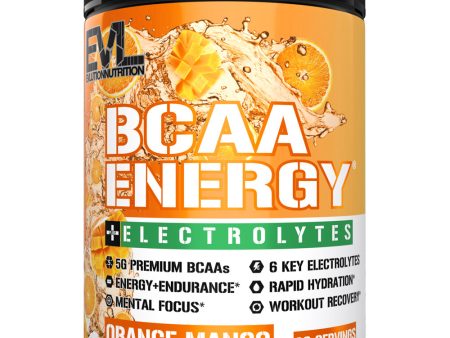 EVL BCAA Energy + Electrolytes Pre-Workout 30srv | 6 Key Electrolytes | Energy + Endurance | CHOOSE FLAVOR Sale