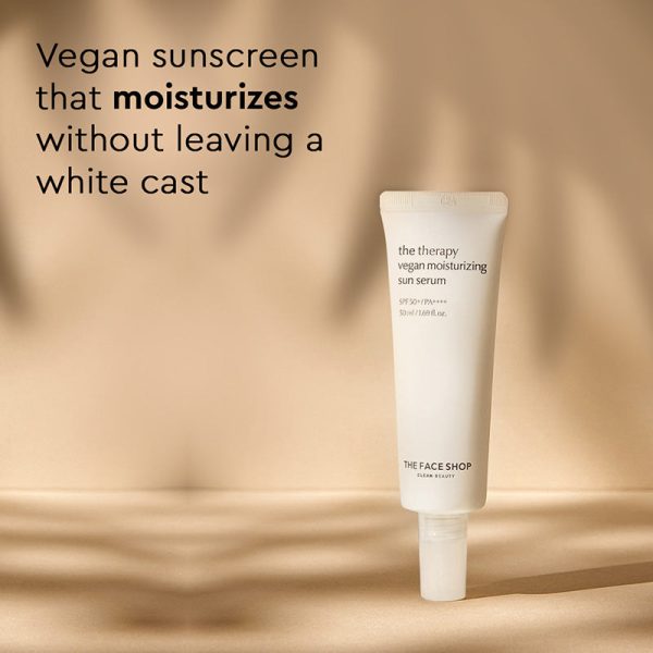 The Therapy Vegan Moisturizing Sun Serum 50ml Cheap