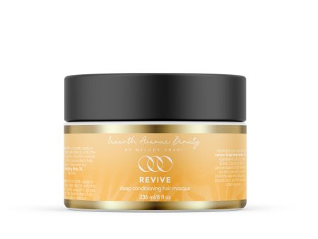 Revive - Vegan Deep Conditioning Hair Masque with Argan, Olive Oil & Rice Protein for Added Hair Strength For Cheap