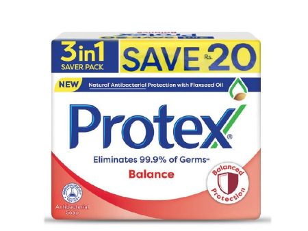 Protex Bar Soap Balance 3 in 1 Saver Pack 135gm Cheap