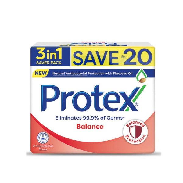 Protex Bar Soap Balance 3 in 1 Saver Pack 135gm Cheap