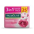 Palmolive Naturals Radiant Glow Soap (Saver Pack 3 in 1) 130g Supply