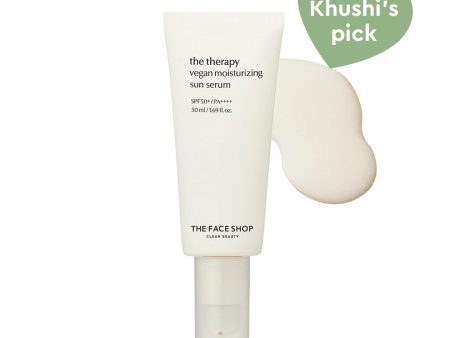 The Therapy Vegan Moisturizing Sun Serum 50ml Cheap