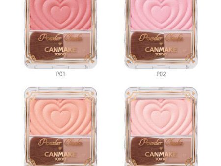 Canmake Powder Cheeks 井田哑光单色腮红 1.8g Cheap