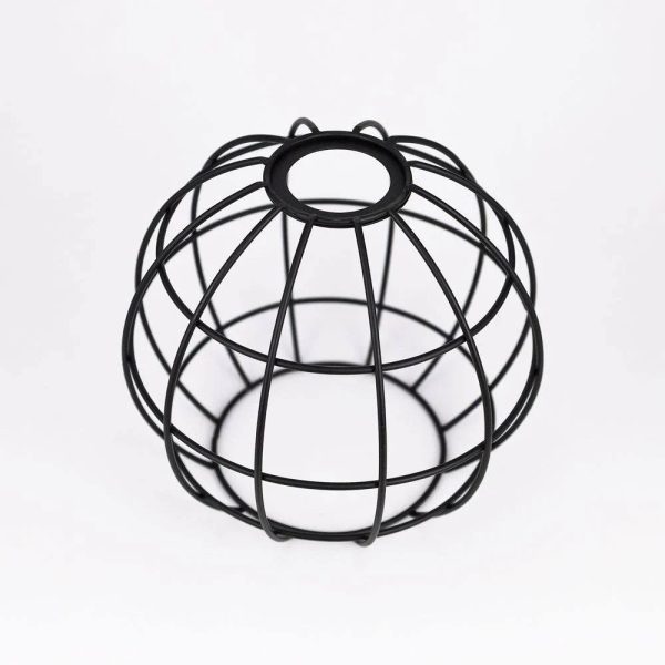 Black Iron Edison Lamp Shade For Sale