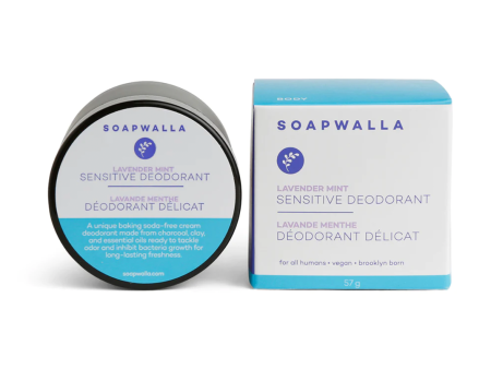 SOAPWALLA Sensitive Lavender Mint Deodorant For Sale