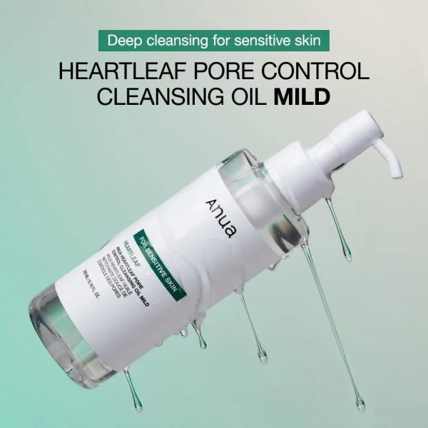 ANUA Heartleaf Pore Cleansing Oil Mild 安宇安温和毛孔清洁卸妆油 200ml For Sale