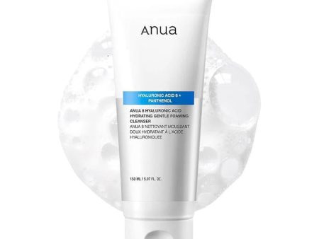 ANUA 8 Hyaluronic Acid Hydrating Gentle Foaming Cleanser 安宇安收缩毛孔温和保湿泡沫洁面乳 150ml Discount