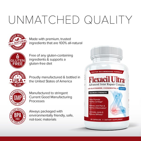 Flexacil Ultra: Maximum Strength Joint Repair Supplement with Glucosamine, Chondroitin & MSM Online