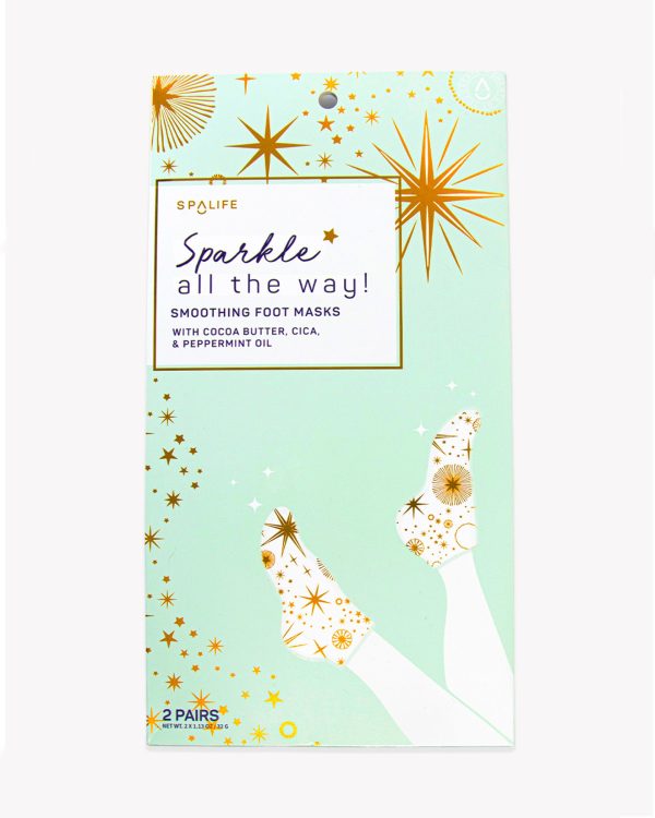 Sparkle All the Way Foot Smoothing Foot Masks Online Sale