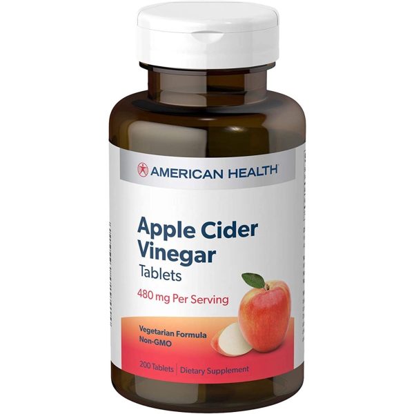 Apple Cider Vinegar Tablets (480mg) 200 ct Supply