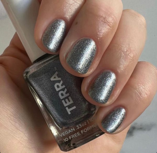 Terra Nail Polish No. 41 Deep Slate Shimmer For Sale