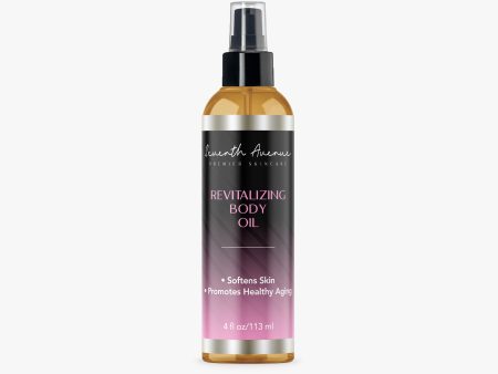 Revitalizing Vegan Soothing Body Oil with Shea Olein, Argan & Camelina Oil For Discount