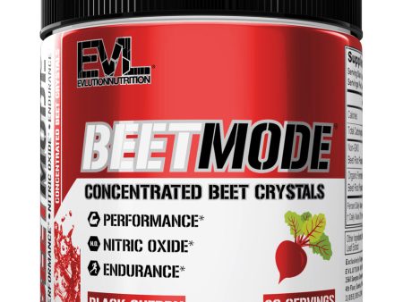 EVL BeetMode Black Cherry 30srv | Concentrated Beet Powder Crystals, Nitric Oxide & Natural Circulation Booster | Antioxidants, Vegan, Non-GMO Endurance Superfood on Sale