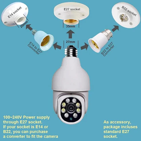 Security Camera with LED Lights Hot on Sale