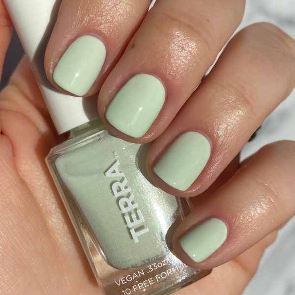 Terra Nail Polish No. 22 Light Mint Green Sale