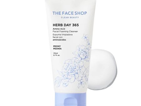 Herb Day 365 Amino Acid Facial Foaming Cleanser Peony Cheap