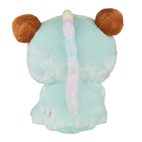 San-X Rilakkuma Original Plays with Dino Series Plush - Pastel Green 轻松熊原创恐龙绿色套装毛绒玩具 Sale