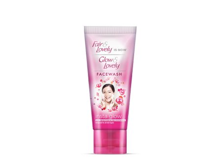 Glow & Lovely Face Wash Instant Glow Clean Up 80G Tube Fashion