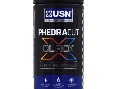 USN PhedraCut Black X Fat Burner for Weight Loss Management, 50ct Online now