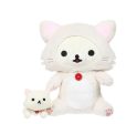 San-X Rilakkuma Korilakkuma Cat Playing With Kitty 轻松熊系列小白熊与猫咪朋友 For Discount