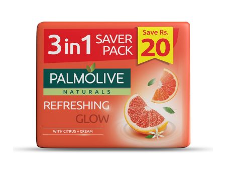 Palmolive Naturals Refreshing Glow (Saver Pack 3 in 1) Soap 100gm Cheap