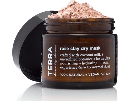 Rose Clay Dry Mask (Vegan, Waterless Formulation) Online now