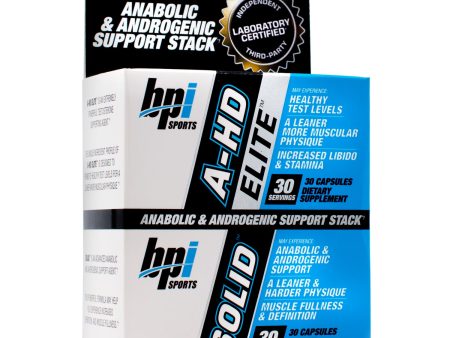 BPI Sports A HD Elite Solid Combo: Ultra Powerful Testosterone Booster for Fat Loss & Libido Online now