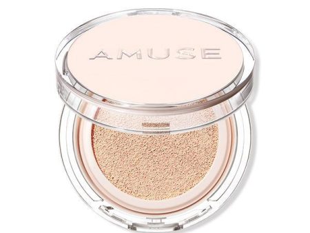 AMUSE Skin Tune Vegan Cover Cushion 阿慕斯果冻水润奶粉霜气垫粉底 15g  SPF45 PA++ Online now