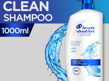 Head & Shoulders Classic Clean Shampoo, 1000 ml Online now