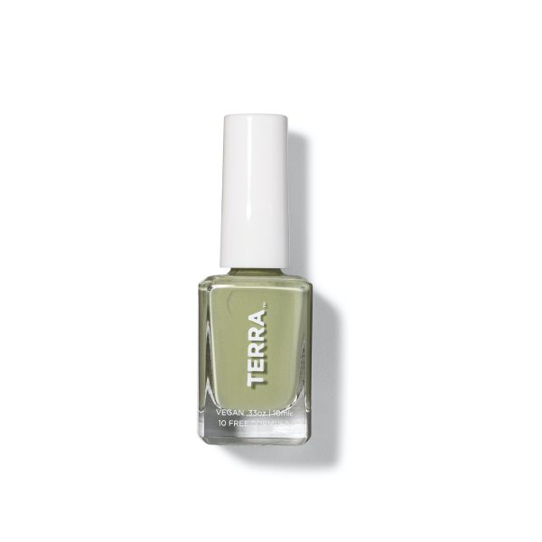 Terra Nail Polish No. 24 Sage Green For Cheap