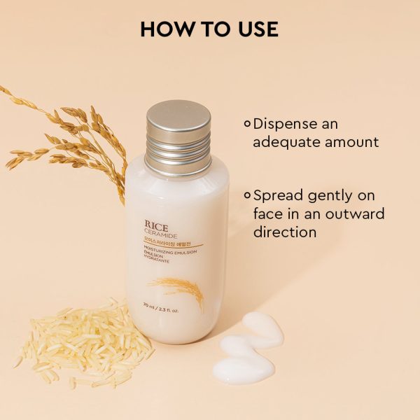 Rice & Ceramide Moisturizing Emulsion 70ml - Free Online Sale