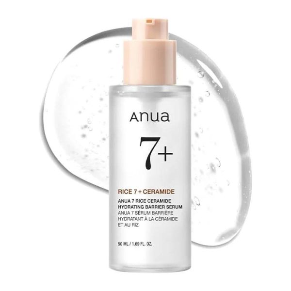 ANUA 7 Rice Ceramide Hydrating Barrier Serum 安宇安鱼腥草舒缓镇静补水精华 50ml Hot on Sale