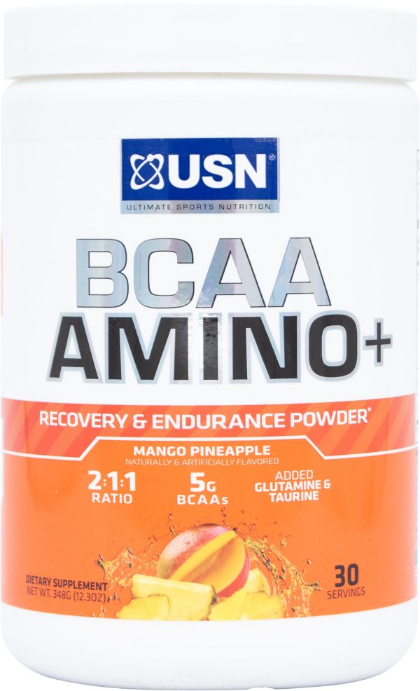 USN BCAA Amino+ Recovery & Endurance Powder, 30srvs on Sale