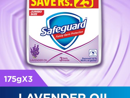 Safeguard Bar Soap Lavender Oil 175gm ( Pack of 3 ) For Discount