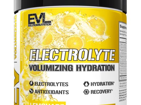 EVL Electrolyte 30srv | The Ultimate Volumizing Hydration Powder with 6 Key Electrolytes, Lemonade Flavor Fashion